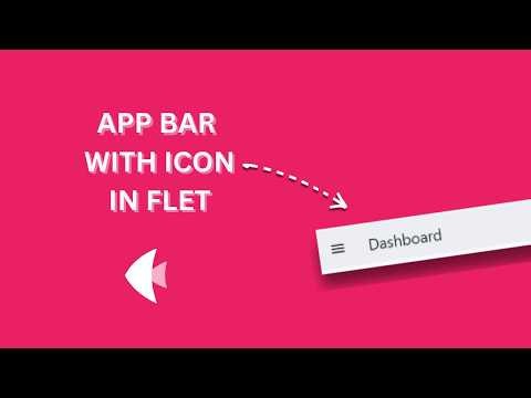 How to Create a AppBar in Flet (Python)