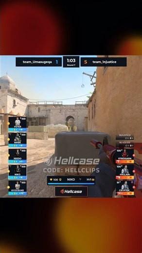 NiKo SHREDS the push before they can even react #niko #faceit #cs2 #hellcase