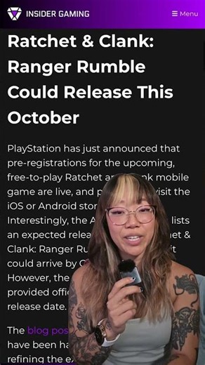 NEW Ratchet & Clank game rumored to released in October..