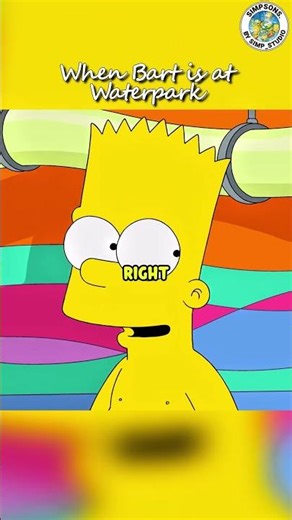 A normal waterpark day turned into total chaos 😨🌊#simpsons ,#thesimpsons,#bartsimpson,#youtubeshorts