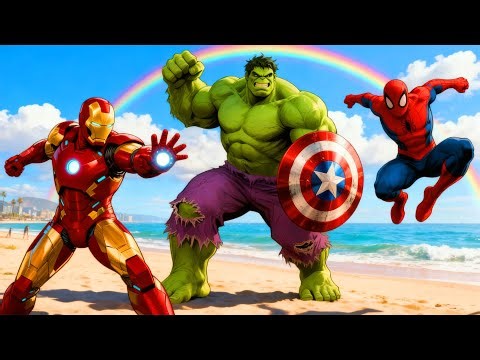 SPIDER-MAN, IRON MAN, HULK GAME ANIMATION