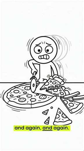 Recursion Explained in 50 Seconds 🍕 #shorts