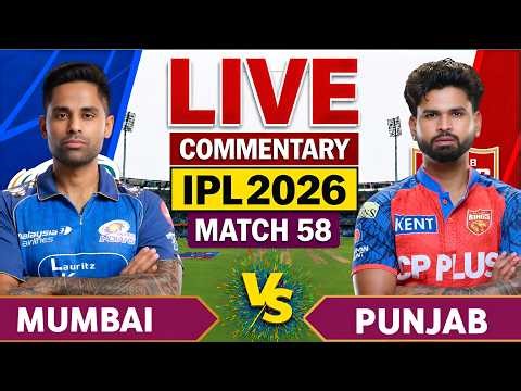 Mumbai vs Punjab Live | Pbks vs Mi Match Today | ipl Live Score & Commentary | Mi vs Pbks Match Live