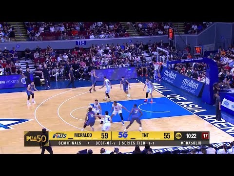 MERALCO vs TNT | 4TH QUARTER HIGHLIGHTS | PBA SEASON 50 COMMISSIONER'S CUP SEMIS