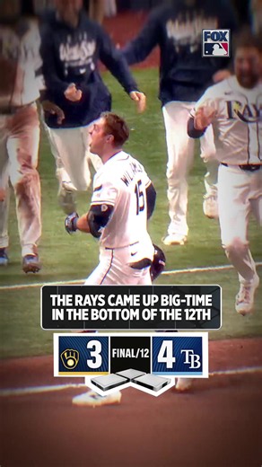 Rays' Dramatic Walk-Off Victory vs. Brewers in Postseason
