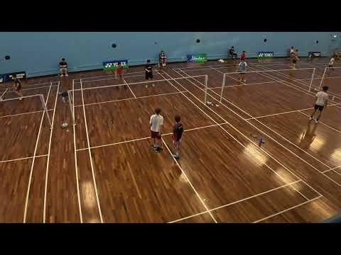 Badminton Alberta | CWC Tournament | U15 Doubles | Uziel/Lucas vs Arlo/Mac | Set 1
