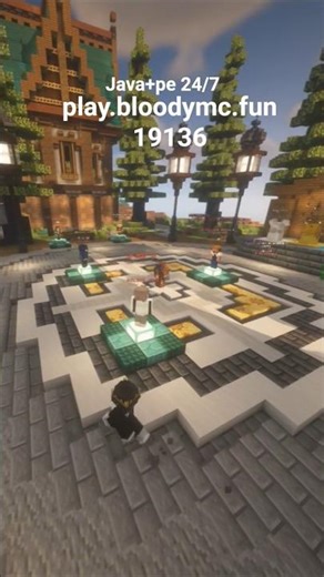 join 24/7 survival smp java+pe #minecraft #bloodymc #publicminecraftsmp
