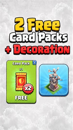 2 FREE Card Packs + a FREE Decoration! Claim Them NOW!