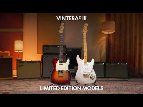 Exploring the Vintera III Limited Edition Models | Vintera III | Fender