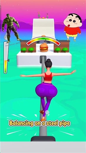 Squeezy Girl 💃 Fun Reverse Jumping Gameplay #shorts #kids #crafts #diykids #shortsfeed