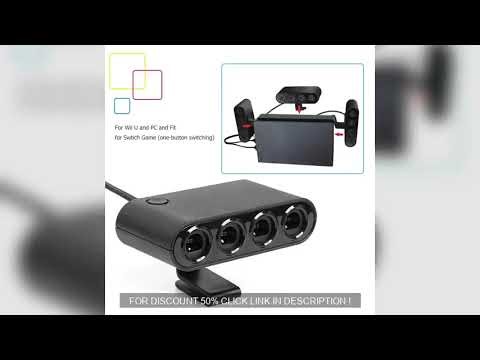 4 Ports Game Converter for GameCube GC Controller USB Adapte Discount 50% #AliExpress