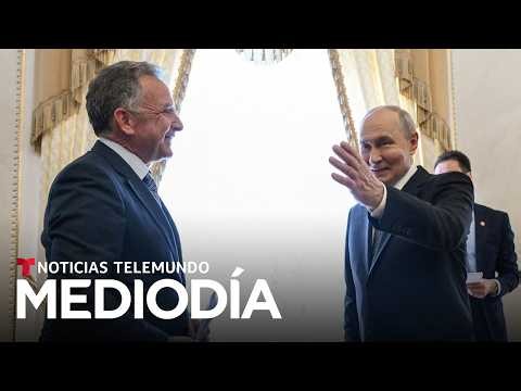 Putin recibe a un enviado de  EE.UU. mientras liberaban a estadounidense | Noticias Telemundo|