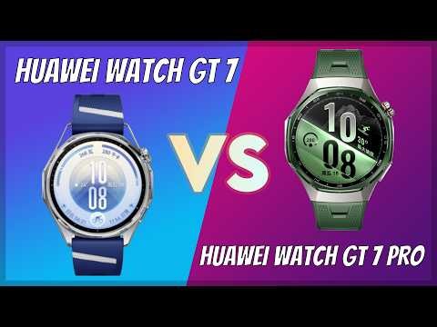 Huawei Watch GT 7 vs Huawei Watch GT 7 Pro — Technical Comparison