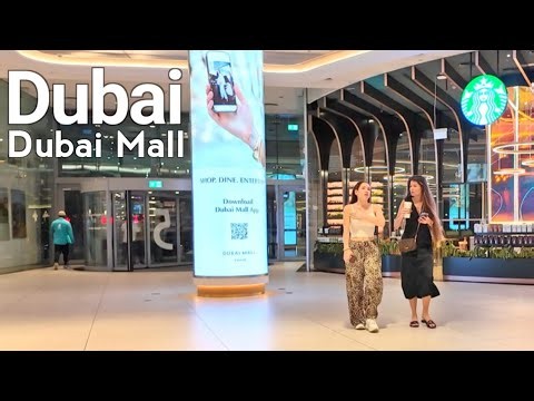 Dubai [4K] Amazing Dubai Mall, Downtown Dubai Walking Tour 🇦🇪 