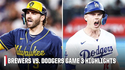 NLCS Game 3: Brewers vs. Dodgers HIGHLIGHTS 💥 | ESPN MLB
