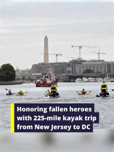 Operation Deep Blue kayak tribute: 225-mile memorial paddle honoring fallen first responders