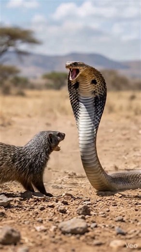 The Python vs. The Mongoose Pack: What Happened Next Shocked Everyone #ancientcreatures #facts