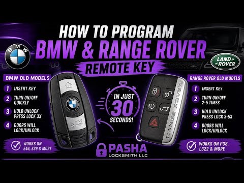 How to program remote for BMW and Range Rover