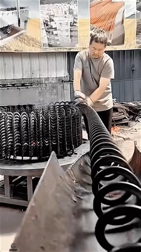 Metal Spiral Forming Work Tool Using Coil Bending Machine #worktool