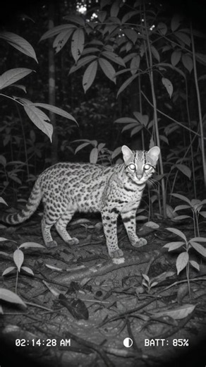 Meet the first wild cat species discovered in 100 years #fyp #forestcat #wildlife