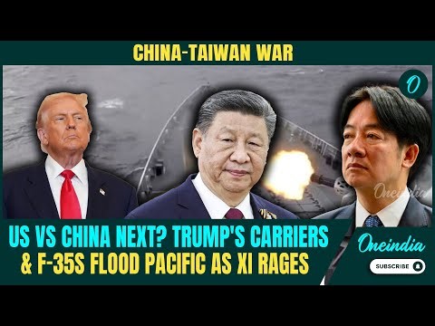 Trump’s Forces TO JOIN Big China-Taiwan War? US Carriers, F-35s SPOTTED In the Pacific | Xi FURIOUS