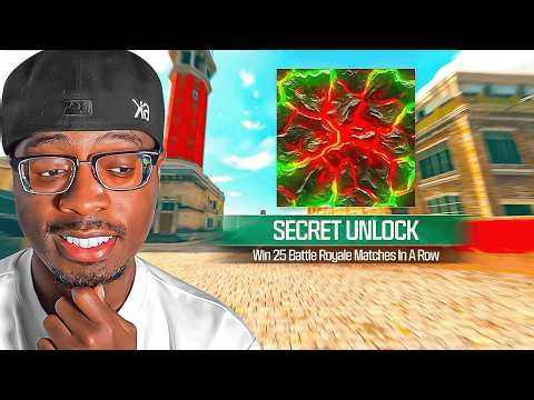 I Unlocked the RAREST CAMO in Warzone HISTORY (25 WINSTREAK)