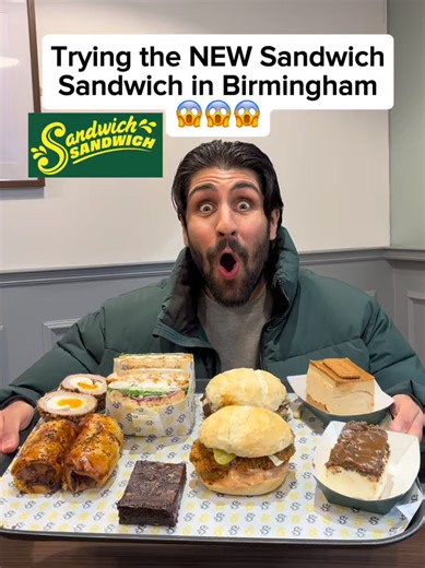 Birmingham's Newest Food spot @Sandwich Sandwich has just opened in the City Centre on Temple Street, so let's go give it a try! #sandwich #birmingham #bullring #birminghamfood #comewithus