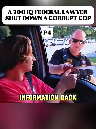 Part 4: A 200 IQ FEDERAL LAWYER SHUT DOWN A CORRUPT COP (full video 3 minutes) #unitedstates #cops #today #news #foryoupage
