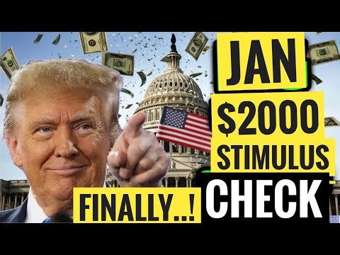 🎉$2000+ CONFIRMED BREAKING🔥Jan 📈IRS 4th Stimulus Check Coming?💰Social Security SSI,SSDI,VA?✅