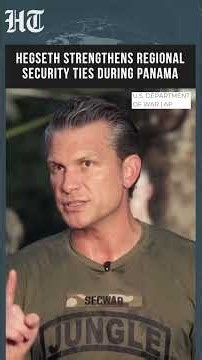 Hegseth Strengthens Regional Security Ties During Panama Visit, Warns Cuba Over Threats | #shorts