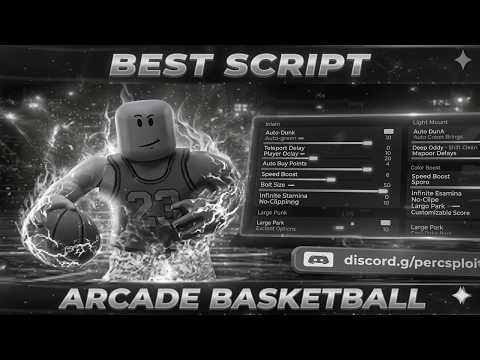 BEST ARCADE BASKETBALL SCRIPT | NEW UNLOCK ALL METHOD GET ANY MASCOT SET USERNAME HIDE RECORD [FREE]
