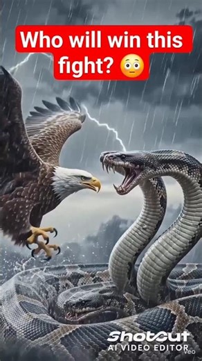 You Won t Believe This! Eagle Attacks Giant Python Mid Air 😱🦅🐍#shorts#viralshorts#funny #trending