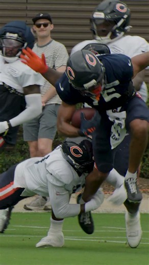 Caleb ➡️ Rome. Like clockwork. #trainingcamp #chicagobears #nfl