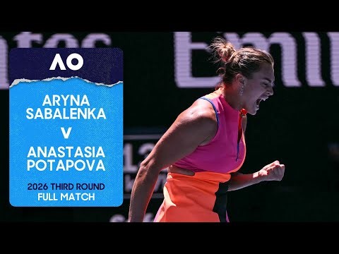 Aryna Sabalenka v Anastasia Potapova Full Match | Australian Open 2026 Third Round