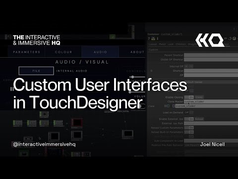 Custom User Interfaces inside TouchDesigner