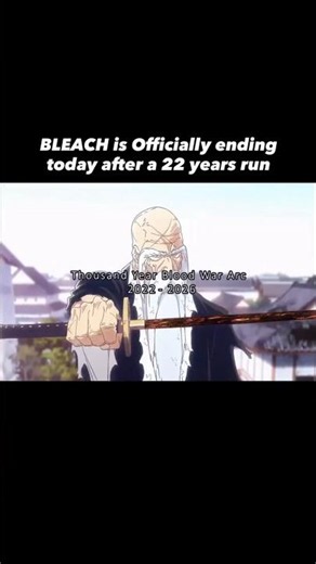 Officially Ended🥹💔|Bleach anime|#bleach#anime#foryou#shorts#find#subscribe#viral|