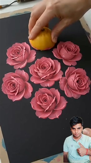 lemon rose drawing hack ✅ science project class 7th #shorts #diy #science #experiment #viral