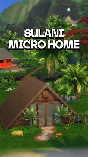 Sulani micro home | The Sims 4 SPEED BUILD 🌴