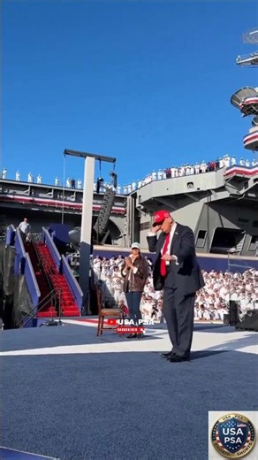 President Trump does his signature dance at Fort Bragg