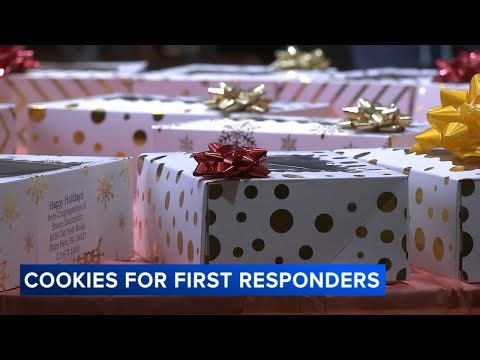 Synagogue continues Christmas cookie tradition for first responders