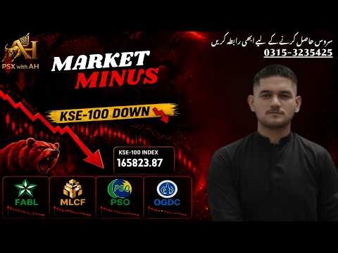 KSE-100 Market Minus 📉 | FABL, MLCF, PSO, OGDC Full Analysis