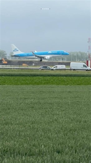 EMBRAER E175 STD KLM ALESUND TO AMSTERDAM LANDING SCHIPHOL AIRPORT PHEXS #aviation #automobile #777