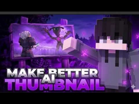Make 4K Minecraft AI Thumbnail in 1 Minute 🔥 (Insane Quality!)