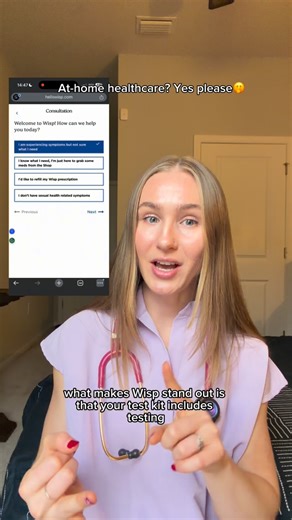 Alicia • Student Nurse👩‍⚕️ on Instagram: "A lot of people avoid testing for BV or yeast because they feel embarrassed or judged.. but it shouldn’t be that way. #wisppartner @hellowisp BV + Yeast At-Home Swab Test Kit gives you a clearer picture from the privacy of home with 100% online care, discreet shipping, and consult + follow-up care included. ✨ Helps differentiate BV vs Yeast ✨ Easy at-home swab ✨ Results reviewed by a licensed provider ✨ Judgment-free, private, and accessible ✨ FSA/HSA a