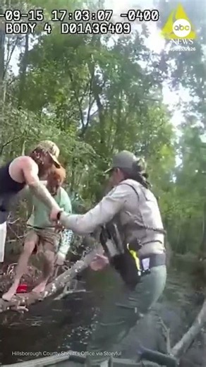 Boaters rescued from tree limb after craft capsizes in alligator habitat