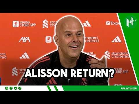 Alisson & Ekitike injury updates | Arne Slot | Liverpool v Crystal Palace