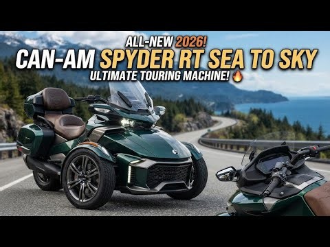 2026 Can-Am Spyder RT Sea-to-Sky – The Most Luxurious 3-Wheel Touring Machine Ever Built!