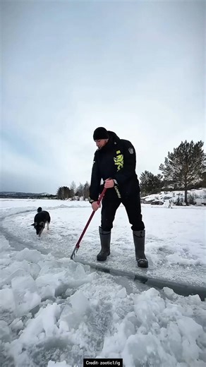 He Turned Ice Into a Spinning Island