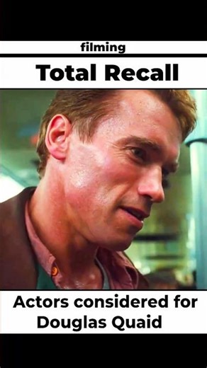 Filming Total Recall. Actors considered for Douglas Quaid