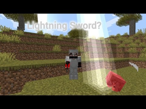 How To Create A Lightning Sword In Minecraft